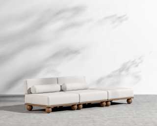 Bali Outdoor Open-End Sofa - Palisades Bali Outdoor Open-End Sofa - Palisades