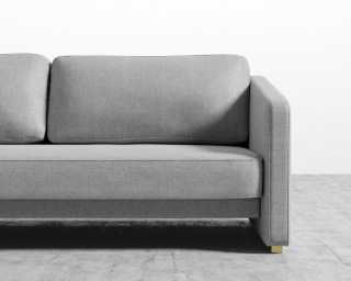 Bristol Futon - Modern Felt - Malmo - Brass legs