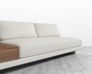 Dresden Armless Sofa with Side Table - Modern Felt - Alesund Dresden Armless Sofa with Side Table - Modern Felt - Alesund