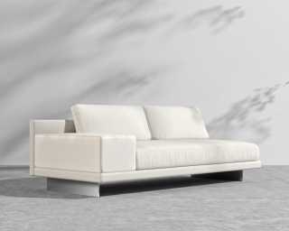 Dresden Outdoor Armless Sofa with Armrest - Palisades Dresden Outdoor Armless Sofa with Armrest - Palisades