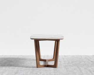 Evelyn Dining Table 71in - White Ceramic