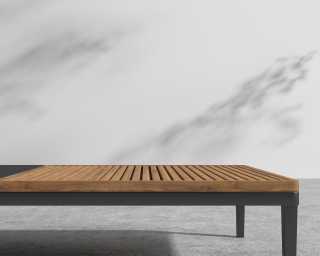 Francis Outdoor Coffee Table - Black