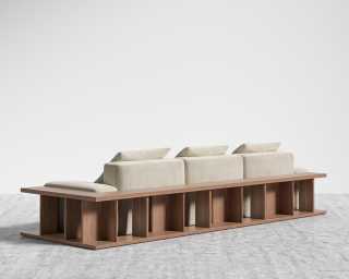 Kaye Modular End Table - Walnut