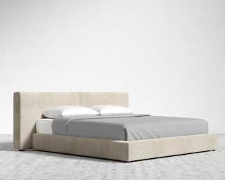 Kaye Bed - King - Corduroy Velvet - Silkstone Kaye Bed - King - Corduroy Velvet - Silkstone