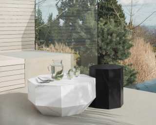 Leia Outdoor Coffee Table and Side table 