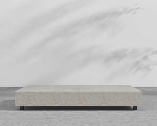 Liza Coffee Table - 40 x 60 - White Terrazzo