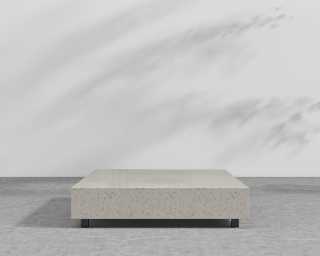 Liza Coffee Table - 40 x 60 - White Terrazzo