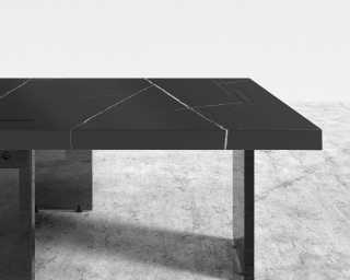 Marbella Coffee Table - Black Pietra Ceramic