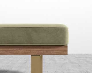 Maria Bench - Signature Plush Velvet - Olive Green Maria Bench - Signature Plush Velvet - Olive Green