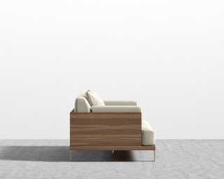 Maria Sofa - Plush Velvet - Warm Taupe