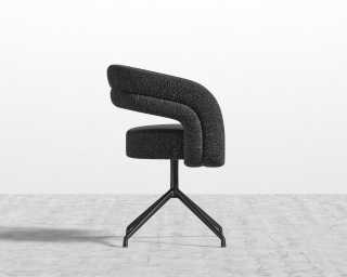 Mia Dining Chair - Chatou Boucle - Caviar Mia Dining Chair - Chatou Boucle - Caviar