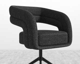 Mia Dining Chair - Chatou Boucle - Caviar Mia Dining Chair - Chatou Boucle - Caviar