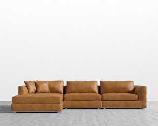 Milo Modular Sectional - Trento Microfiber Leather - Trento Morocco