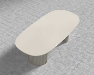 Osten Table - 96" - Alabaster Lacquer Osten Table - 96" - Alabaster Lacquer