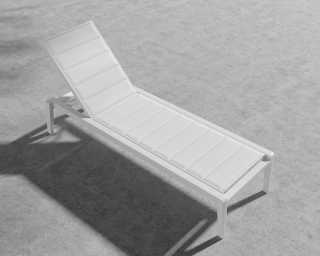 Preston Outdoor Lounger - White