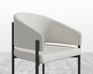 Solana Dining Chair - Modern Felt - Alesund - Black Solana Dining Chair - Modern Felt - Alesund - Black