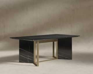 Terzo Table - Black Marble - 82" Terzo Table - Black Marble - 82"