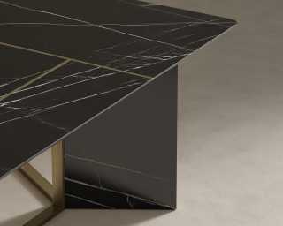 Terzo Table - Black Marble - 82" Terzo Table - Black Marble - 82"
