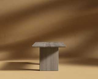 Tiberius Table - Grey Oak - Solid Wood Tiberius Table - Grey Oak - Solid Wood