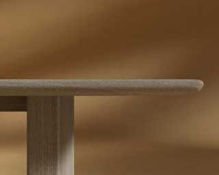 Tiberius Table - Grey Oak - Solid Wood Tiberius Table - Grey Oak - Solid Wood