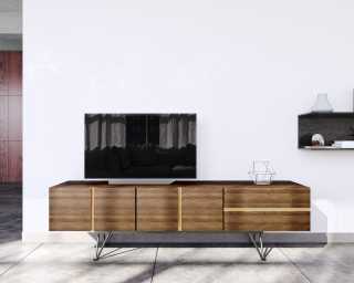 Bennett Media Console Long - Lifestyle Bennett Media Console Long - Lifestyle