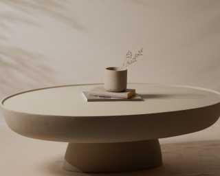 Maria Coffee Table - Alabaster 