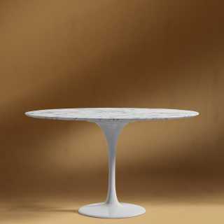 Tulip Table Round - Carrara