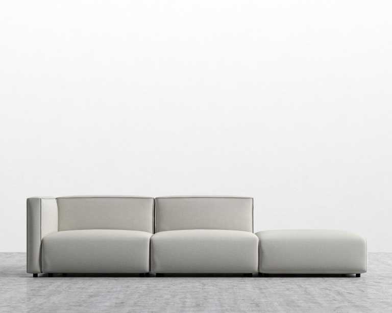 Arya Modular Sofa with Open End - Modern Felt - Alesund