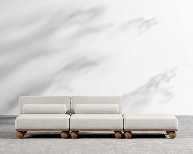 Bali Outdoor Open-End Sofa - Palisades Bali Outdoor Open-End Sofa - Palisades