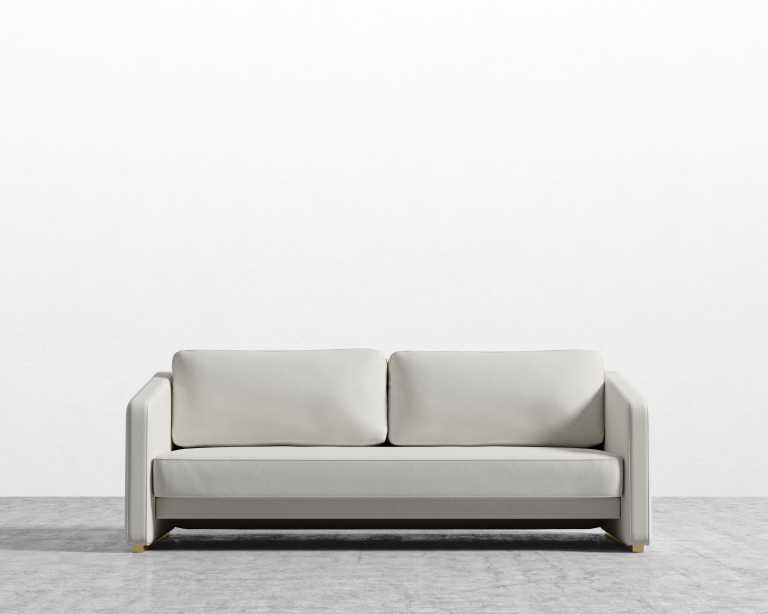 Bristol Futon - Modern Felt - Alesund - Brass legs