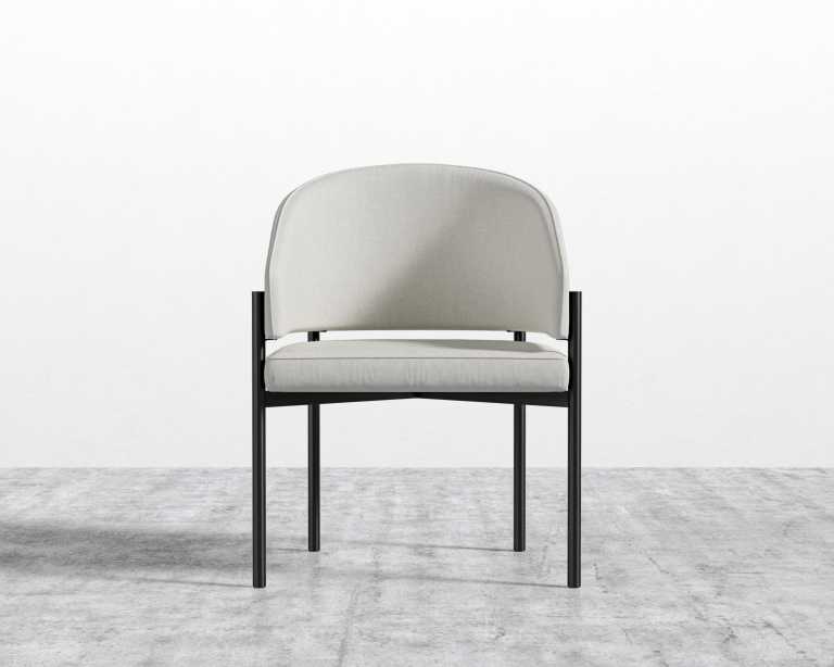 Solana Dining Chair - Modern Felt - Alesund - Black Solana Dining Chair - Modern Felt - Alesund - Black