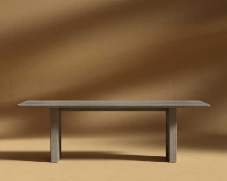 Tiberius Table - Grey Oak - Solid Wood Tiberius Table - Grey Oak - Solid Wood